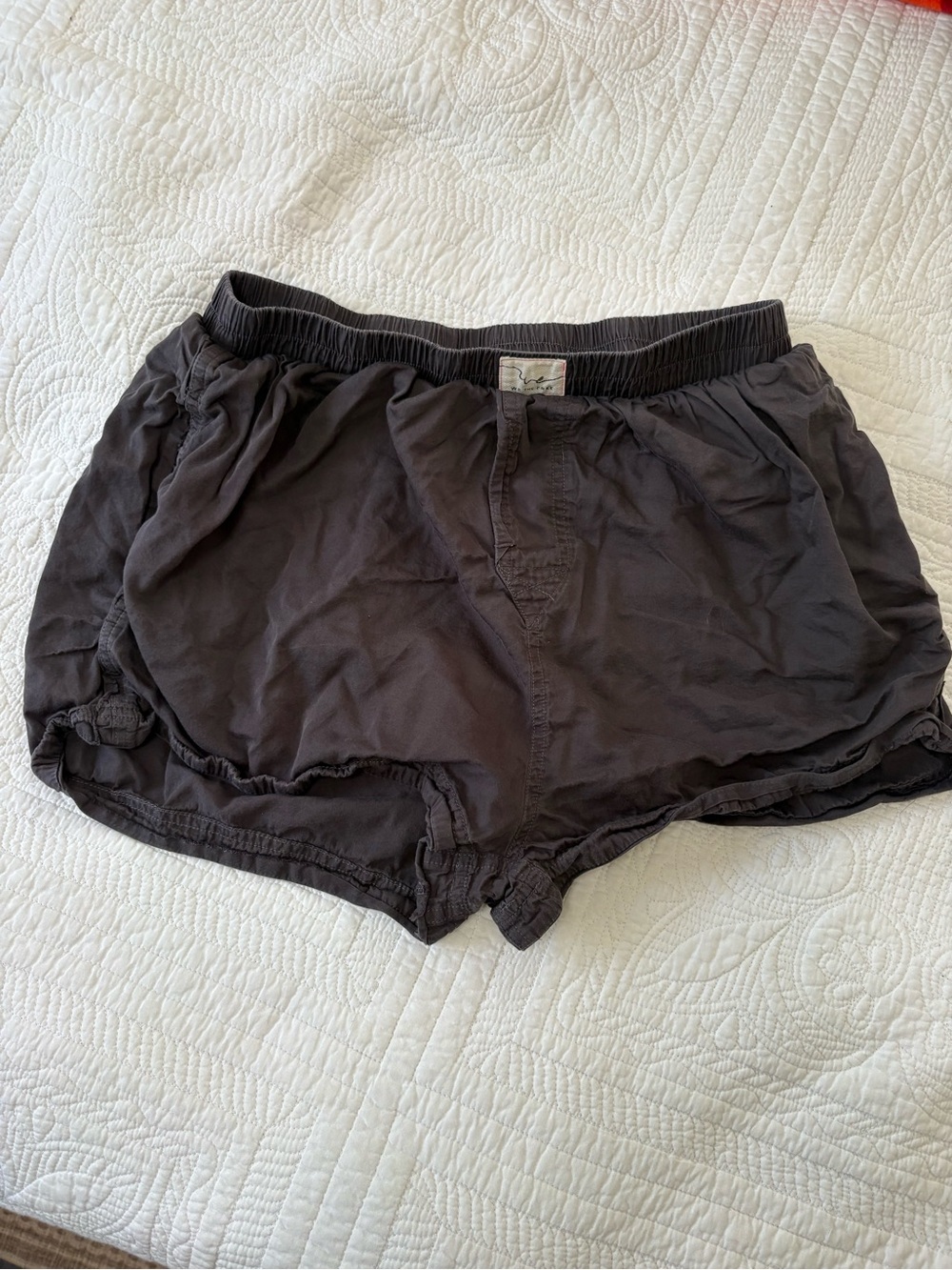 We the free  charcoal grey Elastic Waist Shorts